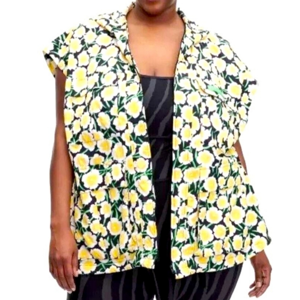 Diane Von Furstenberg X Target yellow poppy vest